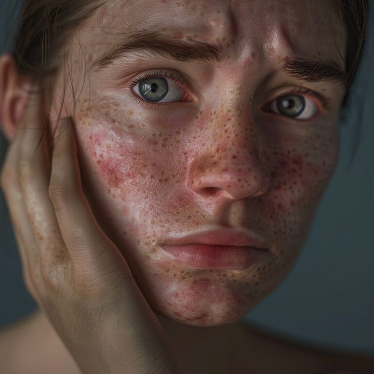 rosacea diagnoza